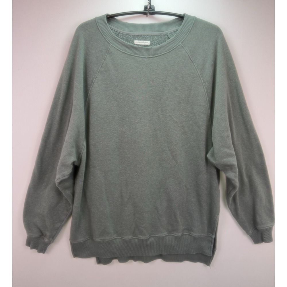 American Eagle Ahh-mazingly Soft Tan Jegging Fit Sweatshirt Green Sage Sz Small